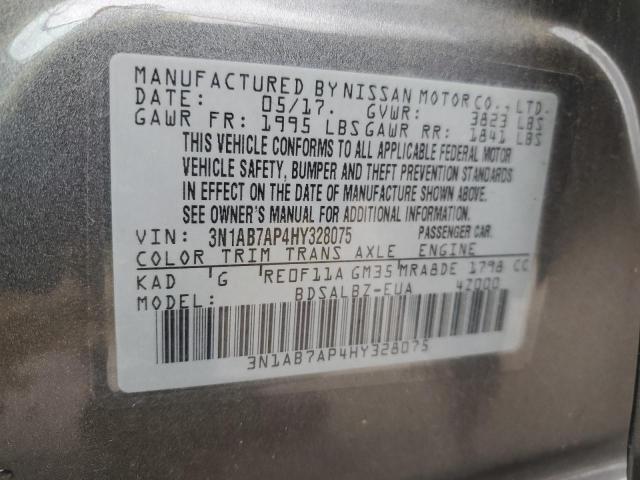 Photo 11 VIN: 3N1AB7AP4HY328075 - NISSAN SENTRA 