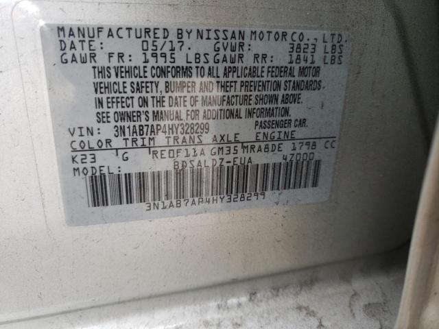 Photo 11 VIN: 3N1AB7AP4HY328299 - NISSAN SENTRA S 