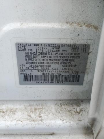 Photo 9 VIN: 3N1AB7AP4HY336841 - NISSAN SENTRA S 