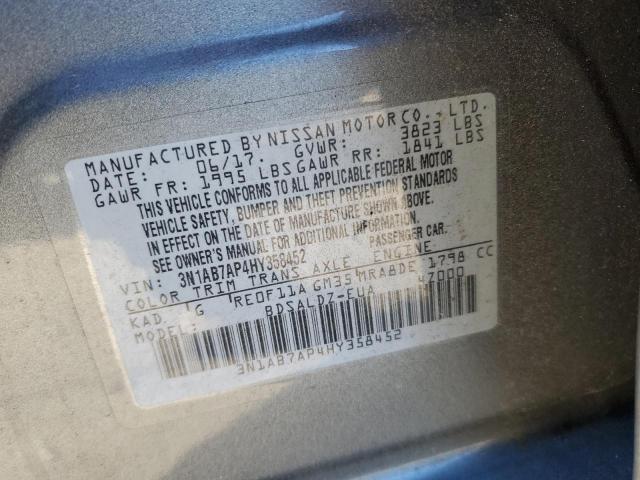 Photo 11 VIN: 3N1AB7AP4HY358452 - NISSAN SENTRA S 