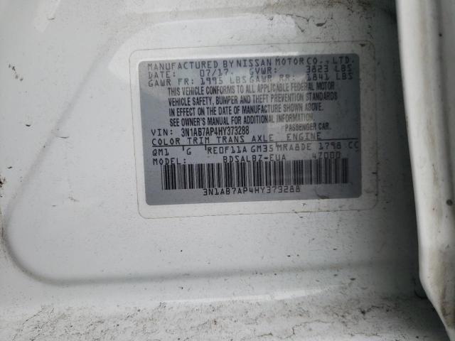 Photo 9 VIN: 3N1AB7AP4HY373288 - NISSAN SENTRA S 