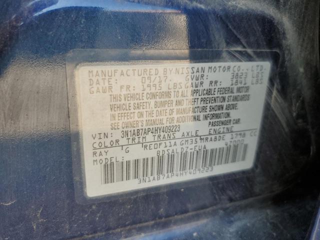 Photo 11 VIN: 3N1AB7AP4HY409223 - NISSAN SENTRA S 