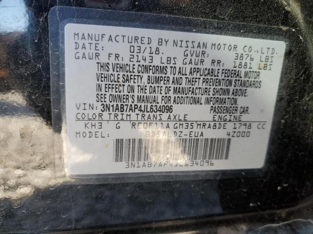 Photo 11 VIN: 3N1AB7AP4JL634096 - NISSAN SENTRA 