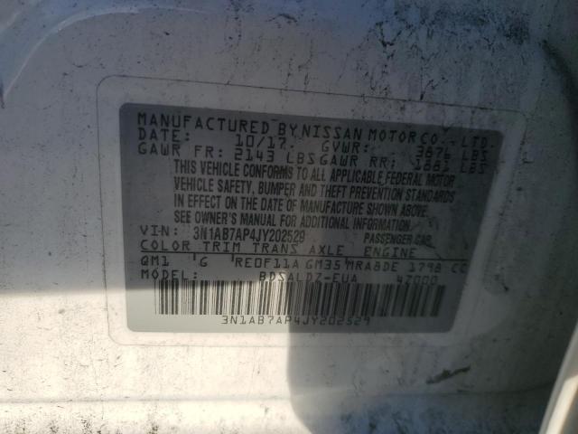 Photo 12 VIN: 3N1AB7AP4JY202529 - NISSAN SENTRA S 