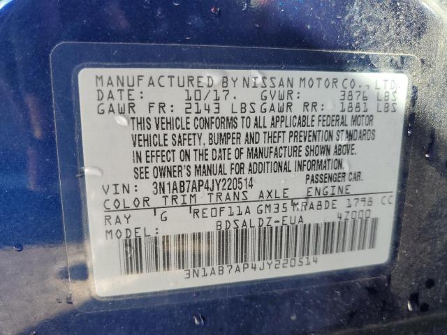 Photo 11 VIN: 3N1AB7AP4JY220514 - NISSAN SENTRA 