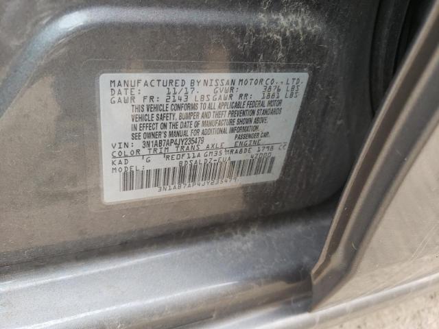 Photo 9 VIN: 3N1AB7AP4JY235479 - NISSAN SENTRA S 