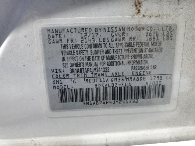 Photo 11 VIN: 3N1AB7AP4JY241332 - NISSAN SENTRA 