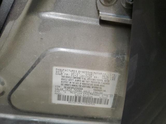 Photo 11 VIN: 3N1AB7AP4JY242934 - NISSAN SENTRA S 