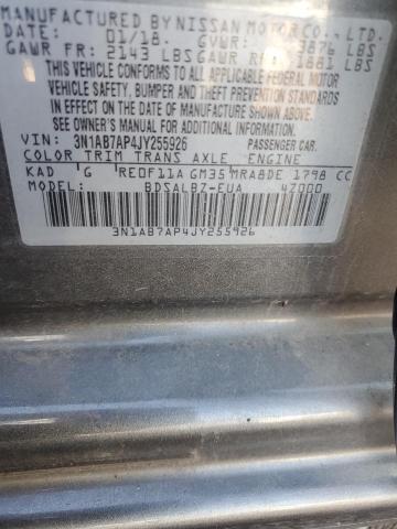 Photo 12 VIN: 3N1AB7AP4JY255926 - NISSAN SENTRA S 