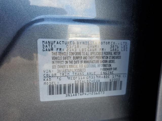 Photo 11 VIN: 3N1AB7AP4JY256073 - NISSAN SENTRA S 