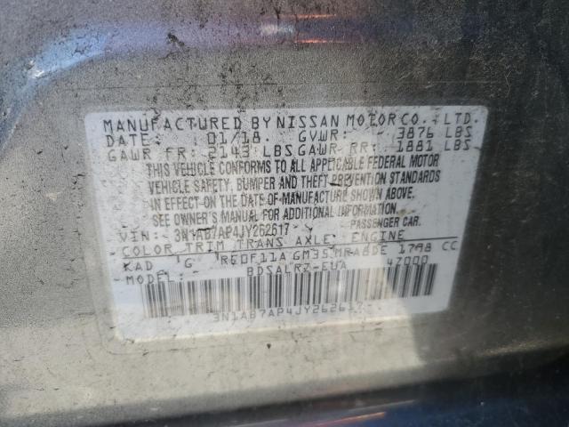 Photo 12 VIN: 3N1AB7AP4JY262617 - NISSAN SENTRA S 