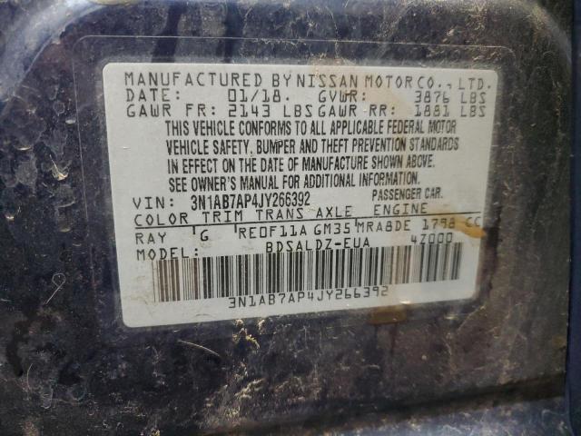 Photo 12 VIN: 3N1AB7AP4JY266392 - NISSAN SENTRA S 