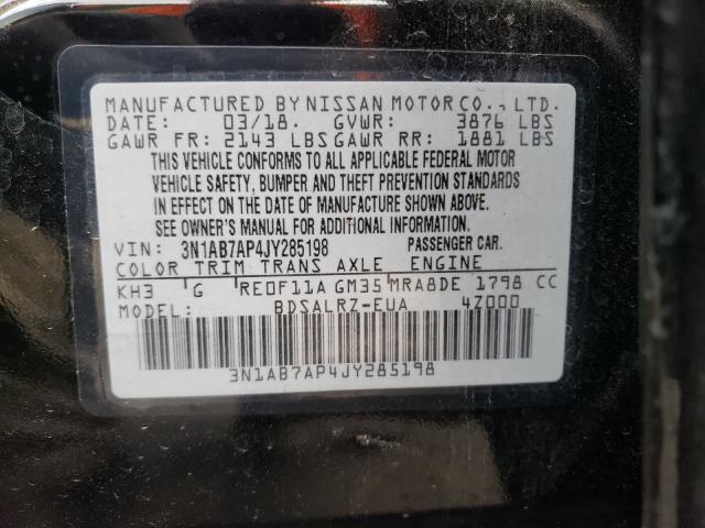 Photo 9 VIN: 3N1AB7AP4JY285198 - NISSAN SENTRA S 