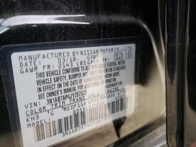 Photo 9 VIN: 3N1AB7AP4JY287923 - NISSAN SENTRA 