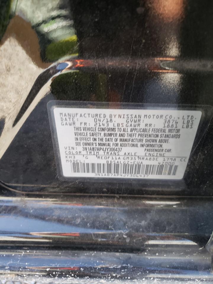 Photo 11 VIN: 3N1AB7AP4JY306437 - NISSAN SENTRA 