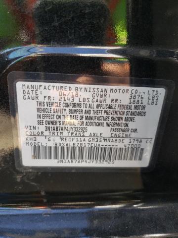 Photo 9 VIN: 3N1AB7AP4JY332925 - NISSAN SENTRA S 