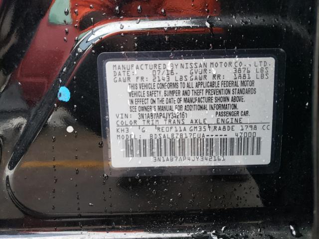 Photo 11 VIN: 3N1AB7AP4JY342161 - NISSAN SENTRA S 