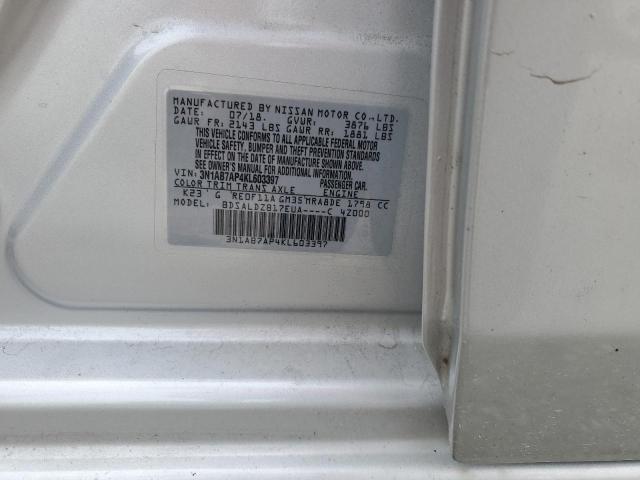 Photo 11 VIN: 3N1AB7AP4KL603397 - NISSAN SENTRA S 