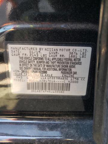 Photo 9 VIN: 3N1AB7AP4KL622080 - NISSAN SENTRA S 