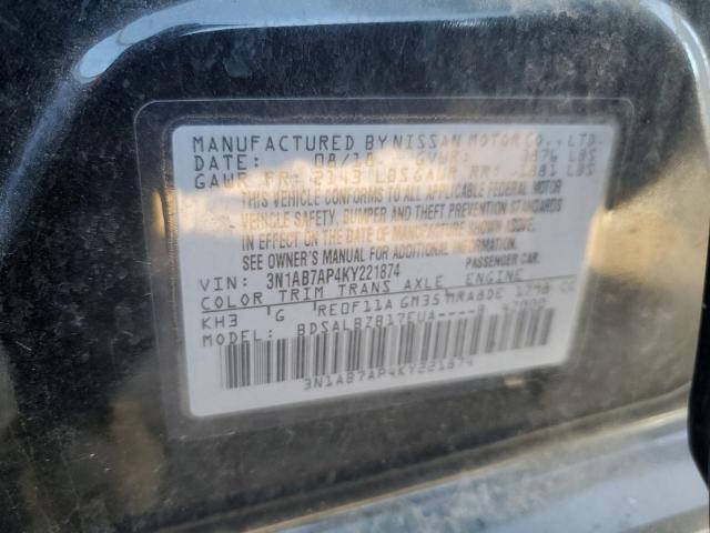 Photo 11 VIN: 3N1AB7AP4KY221874 - NISSAN SENTRA 