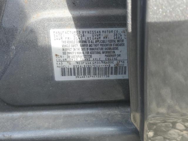 Photo 11 VIN: 3N1AB7AP4KY227738 - NISSAN SENTRA S 