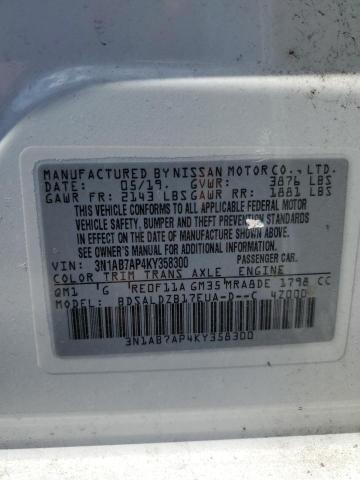 Photo 11 VIN: 3N1AB7AP4KY358300 - NISSAN SENTRA S 