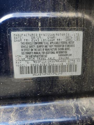 Photo 12 VIN: 3N1AB7AP4KY396142 - NISSAN SENTRA S 