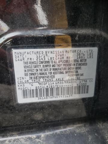 Photo 11 VIN: 3N1AB7AP4KY451639 - NISSAN SENTRA 