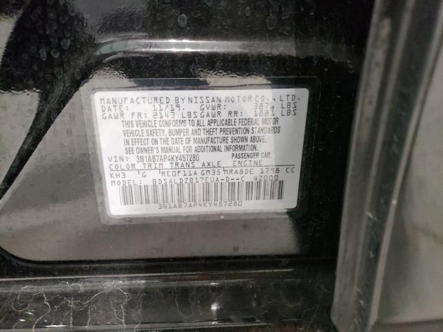 Photo 9 VIN: 3N1AB7AP4KY457280 - NISSAN SENTRA S 