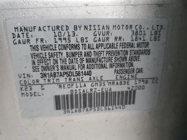 Photo 11 VIN: 3N1AB7AP5DL561440 - NISSAN SENTRA 