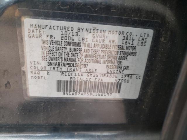 Photo 12 VIN: 3N1AB7AP5DL562197 - NISSAN SENTRA S 