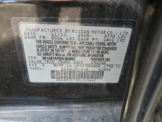 Photo 11 VIN: 3N1AB7AP5DL564662 - NISSAN SENTRA S 