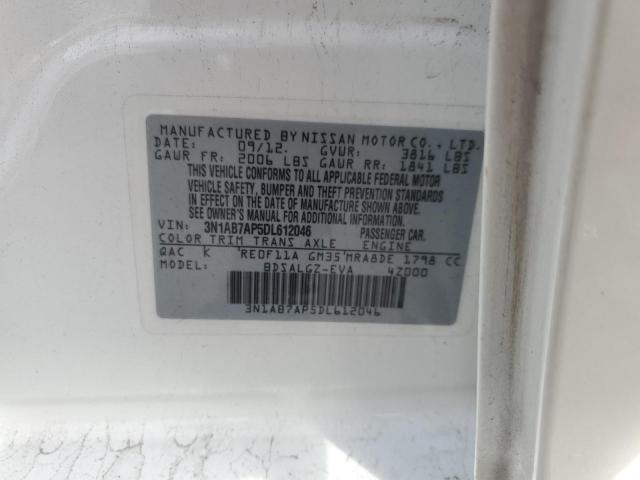 Photo 12 VIN: 3N1AB7AP5DL612046 - NISSAN SENTRA S 