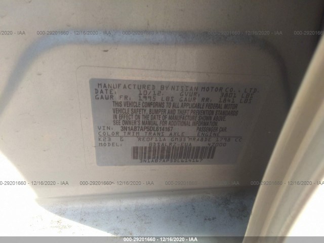 Photo 8 VIN: 3N1AB7AP5DL614167 - NISSAN SENTRA 