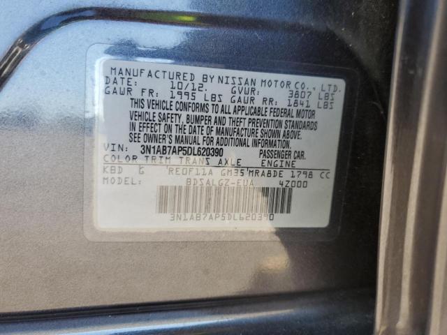 Photo 11 VIN: 3N1AB7AP5DL620390 - NISSAN SENTRA S 