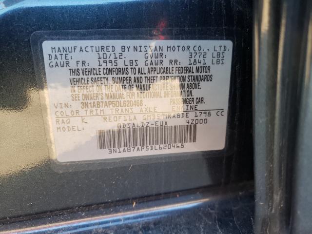 Photo 9 VIN: 3N1AB7AP5DL620468 - NISSAN SENTRA S 