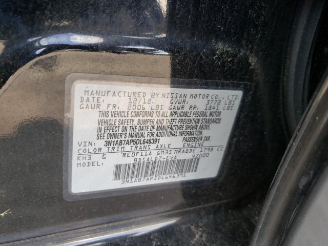 Photo 9 VIN: 3N1AB7AP5DL646391 - NISSAN SENTRA S 