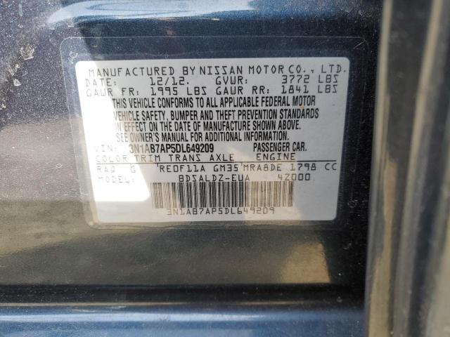 Photo 11 VIN: 3N1AB7AP5DL649209 - NISSAN SENTRA 