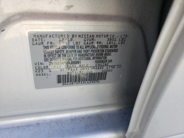 Photo 9 VIN: 3N1AB7AP5DL655091 - NISSAN SENTRA S 