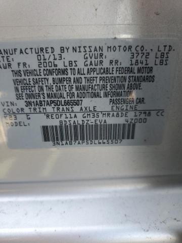 Photo 11 VIN: 3N1AB7AP5DL665507 - NISSAN SENTRA S 