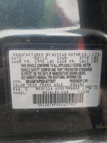 Photo 12 VIN: 3N1AB7AP5DL677527 - NISSAN SENTRA S 