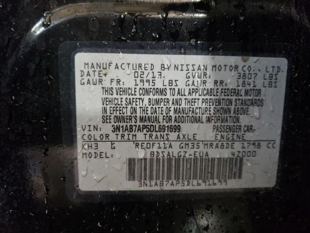 Photo 11 VIN: 3N1AB7AP5DL691699 - NISSAN SENTRA S 