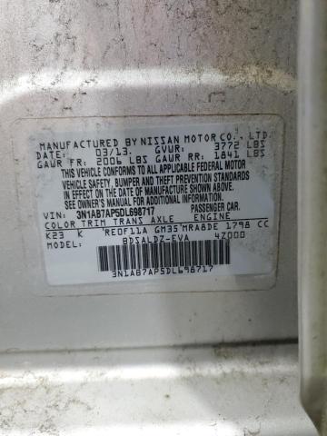 Photo 11 VIN: 3N1AB7AP5DL698717 - NISSAN SENTRA S 