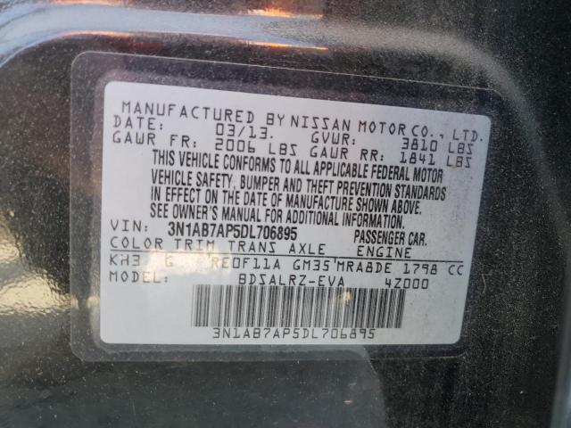 Photo 11 VIN: 3N1AB7AP5DL706895 - NISSAN SENTRA S 