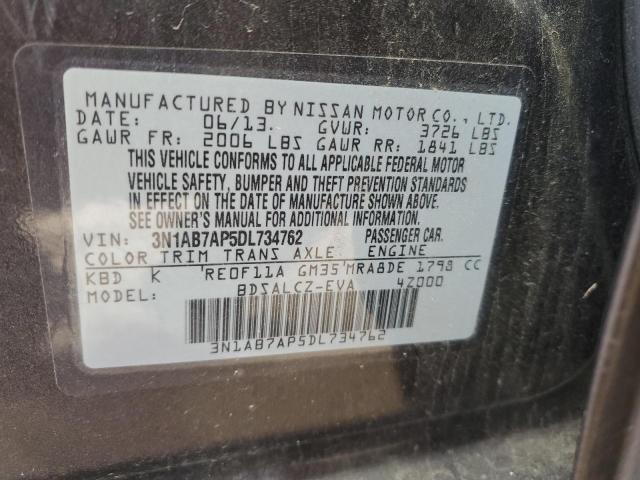 Photo 12 VIN: 3N1AB7AP5DL734762 - NISSAN SENTRA 