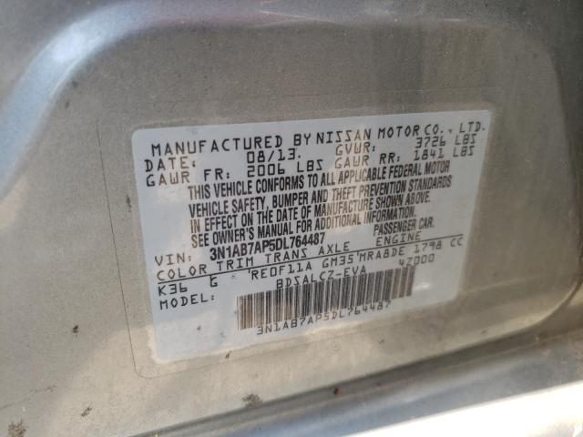 Photo 9 VIN: 3N1AB7AP5DL764487 - NISSAN SENTRA S 