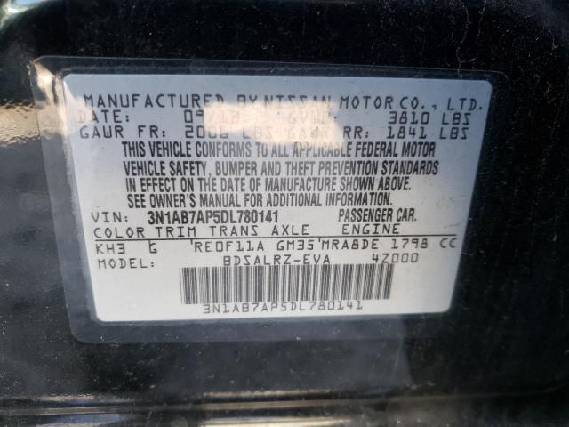 Photo 9 VIN: 3N1AB7AP5DL780141 - NISSAN SENTRA S 