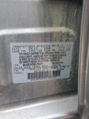 Photo 11 VIN: 3N1AB7AP5DL784271 - NISSAN SENTRA S 