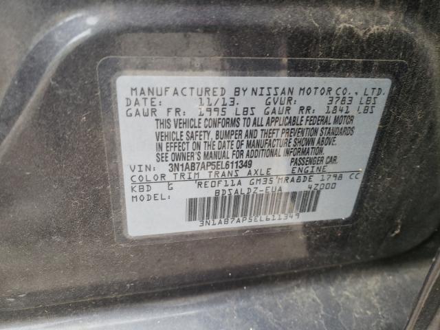 Photo 9 VIN: 3N1AB7AP5EL611349 - NISSAN SENTRA S 