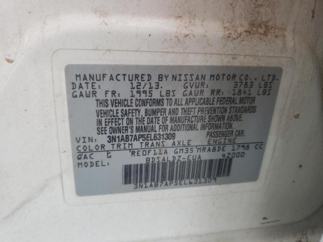 Photo 11 VIN: 3N1AB7AP5EL631309 - NISSAN SENTRA S 